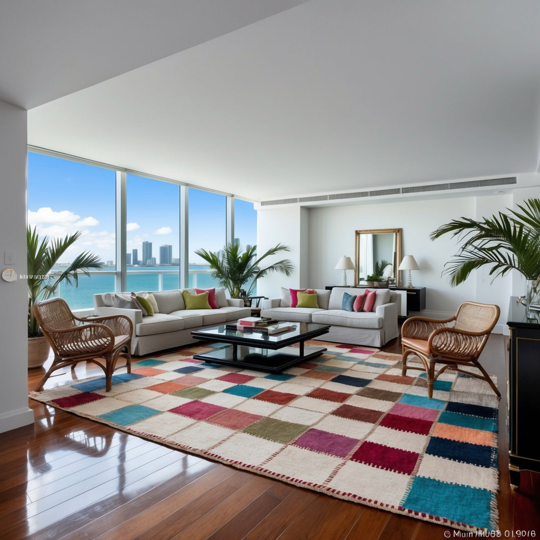 Patchwork rugs in miami