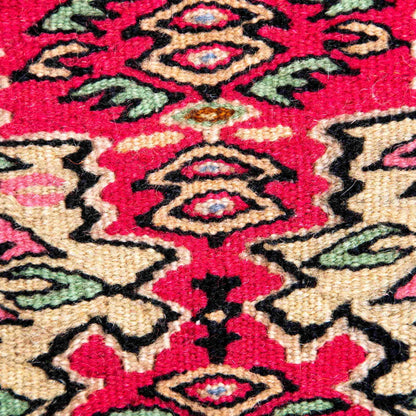 Handmade Kilim Wool On Cotton Unique 76 X 106 Cm - 2' 6'' X 3' 6'' Multicolor C016