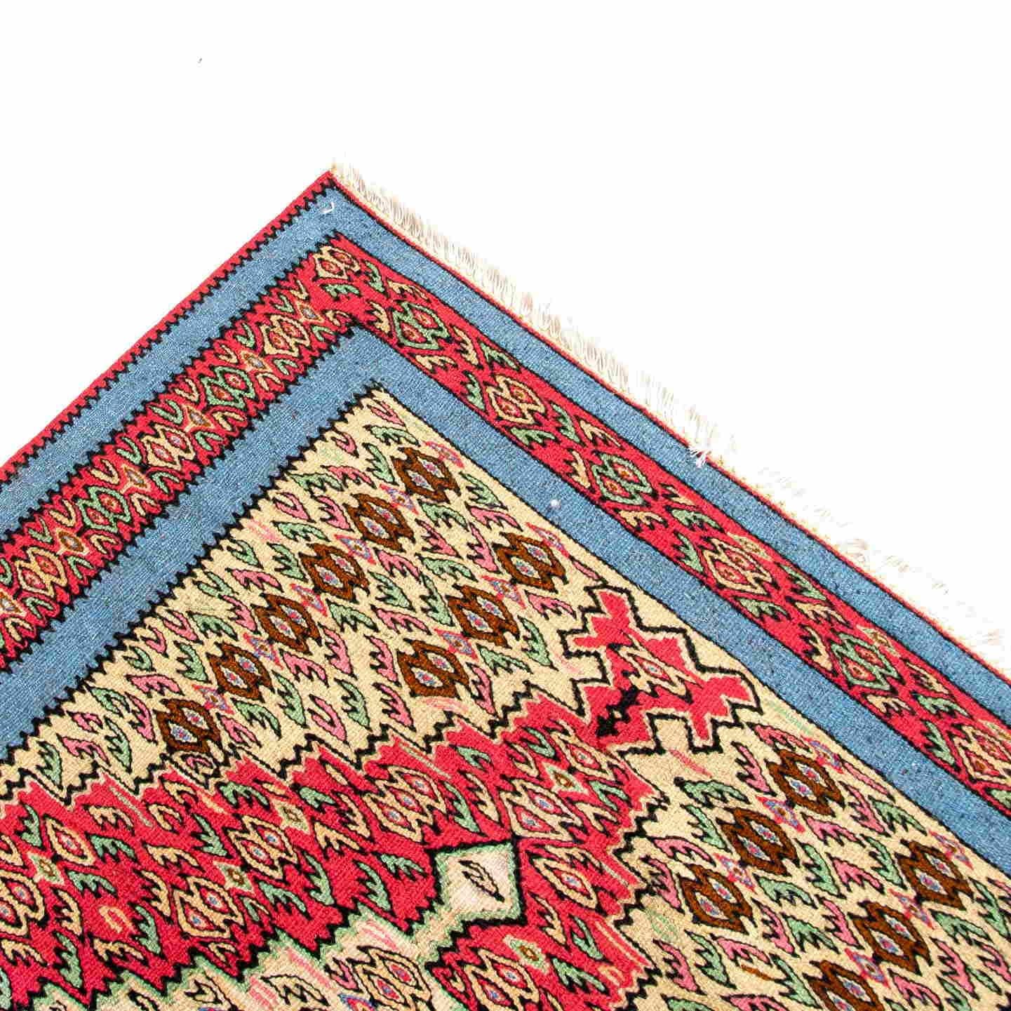 Handmade Kilim Wool On Cotton Unique 76 X 106 Cm - 2' 6'' X 3' 6'' Multicolor C016