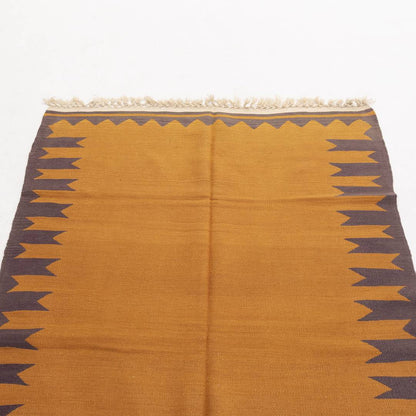 Kilim de Anatolia tejido a mano lana sobre lana único tradicional 132 x 213 cm - 4' 4'' x 7' m2: 2,8116