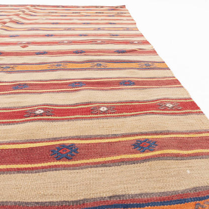 Oriental Kilim Anatolian Handmade Wool On Wool 158 X 236 Cm - 5' 3'' X 7' 9'' Stone C009 ER12