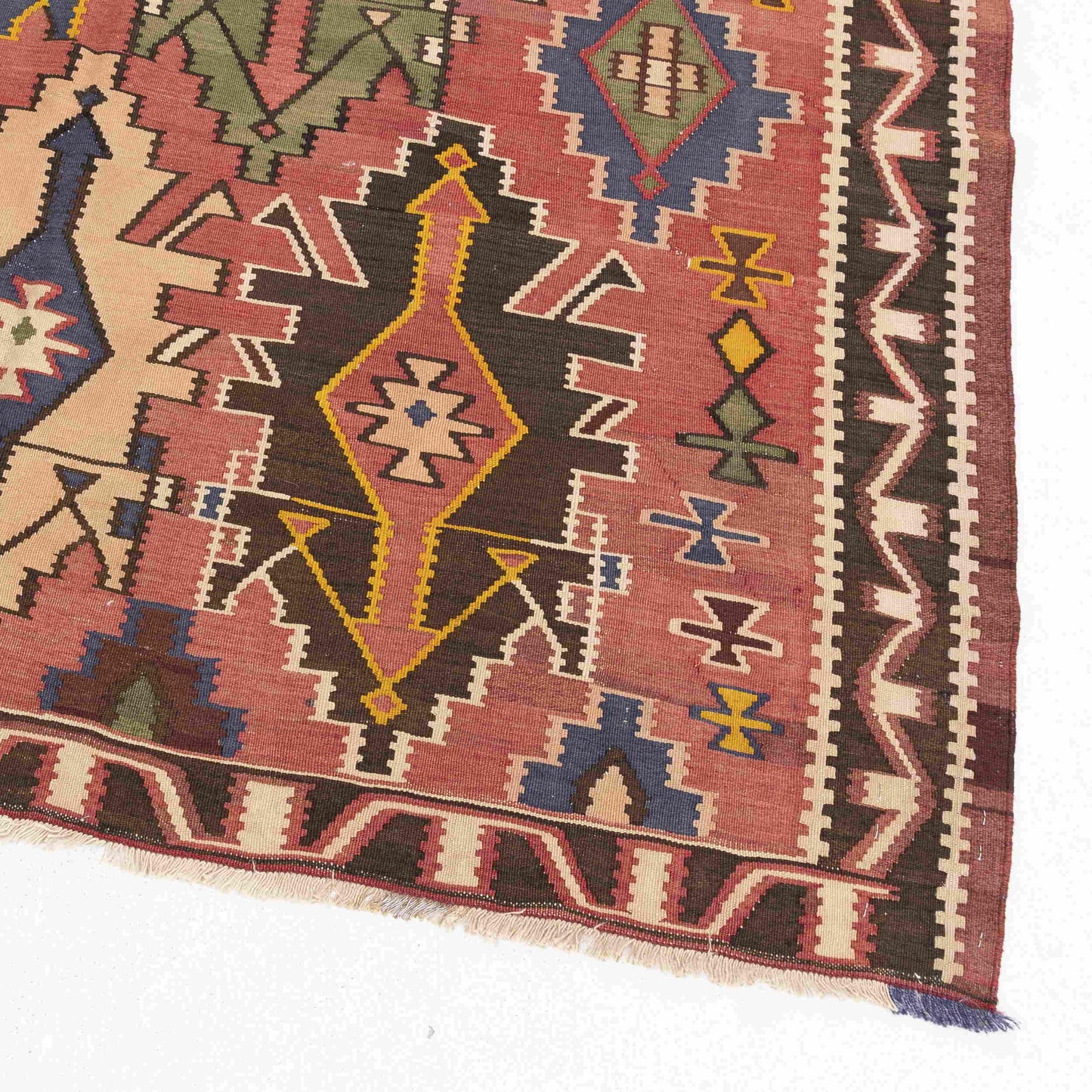 Oriental Kilim Anatolian Handmade Wool On Wool 158 X 270 Cm - 5' 3'' X 8' 11'' Red C014 ER12