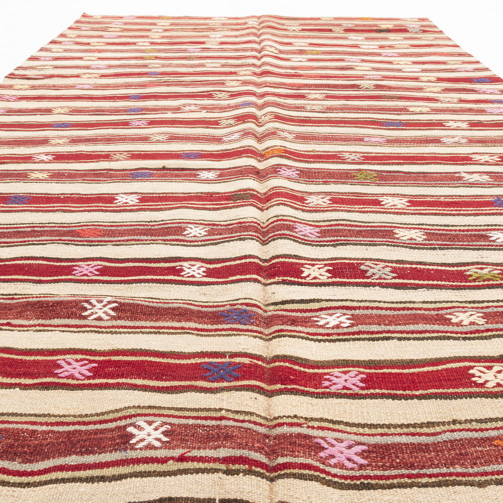 Oriental Kilim Anatolian Handmade Wool On Wool 170 X 305 Cm - 5' 7'' X 10' 1'' Multicolor C016 ER12