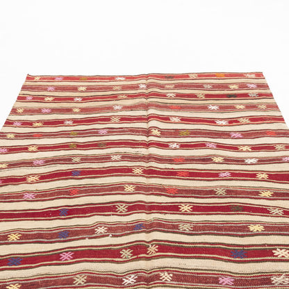 Oriental Kilim Anatolian Handmade Wool On Wool 170 X 305 Cm - 5' 7'' X 10' 1'' Multicolor C016 ER12