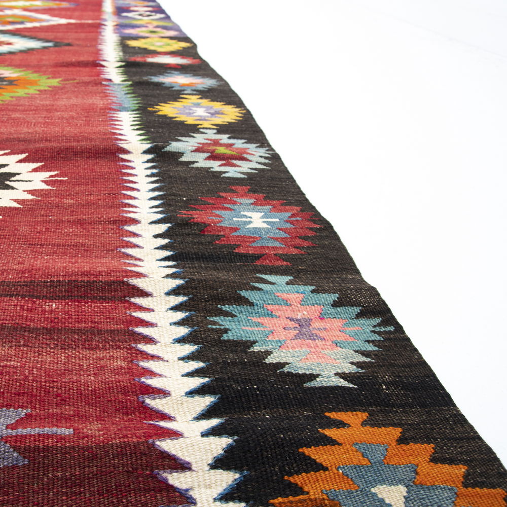 Kilim Tejido A Mano Lana De Anatolia Sobre Lana Único Tradicional 205 X 320 Cm - 6' 9'' X 10' 6'' m2: 6,56