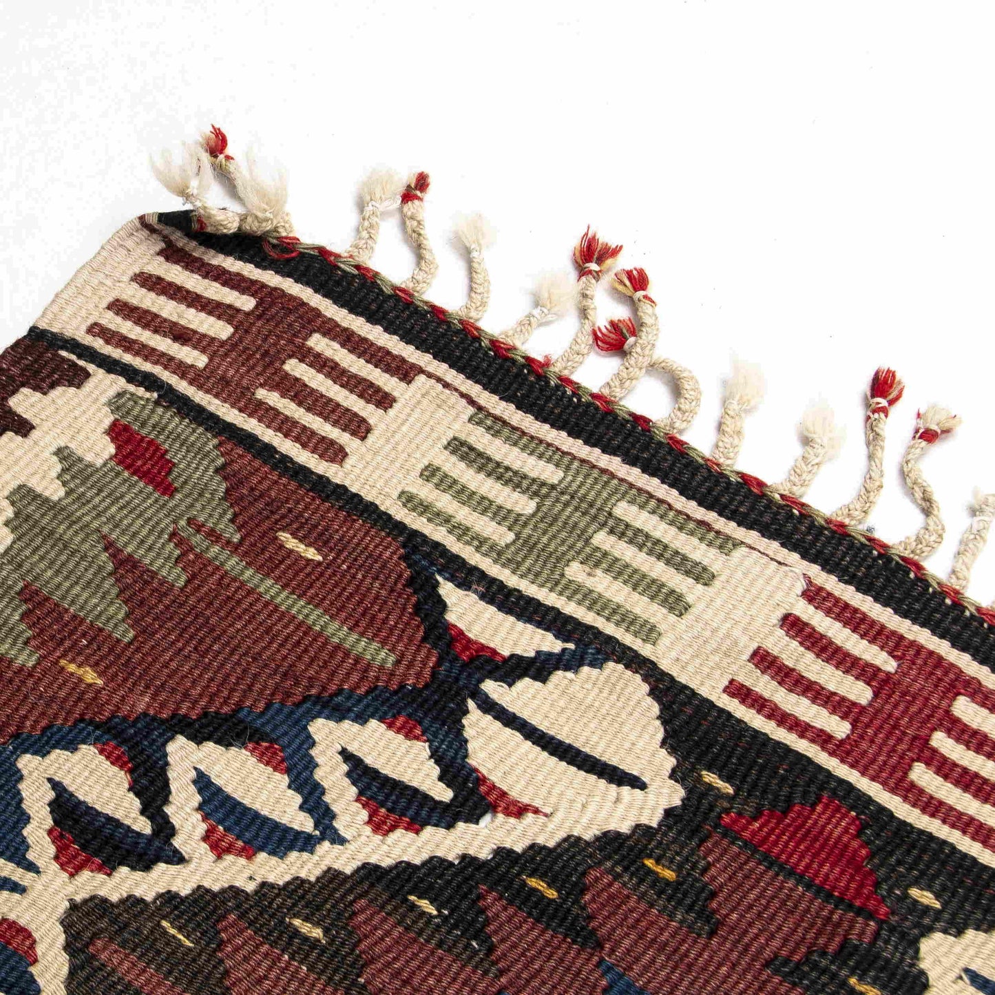 Oriental Kilim Anatolian Handmade Wool On Wool 75 X 119 Cm - 2' 6'' X 3' 11'' Multicolor C016 ER01