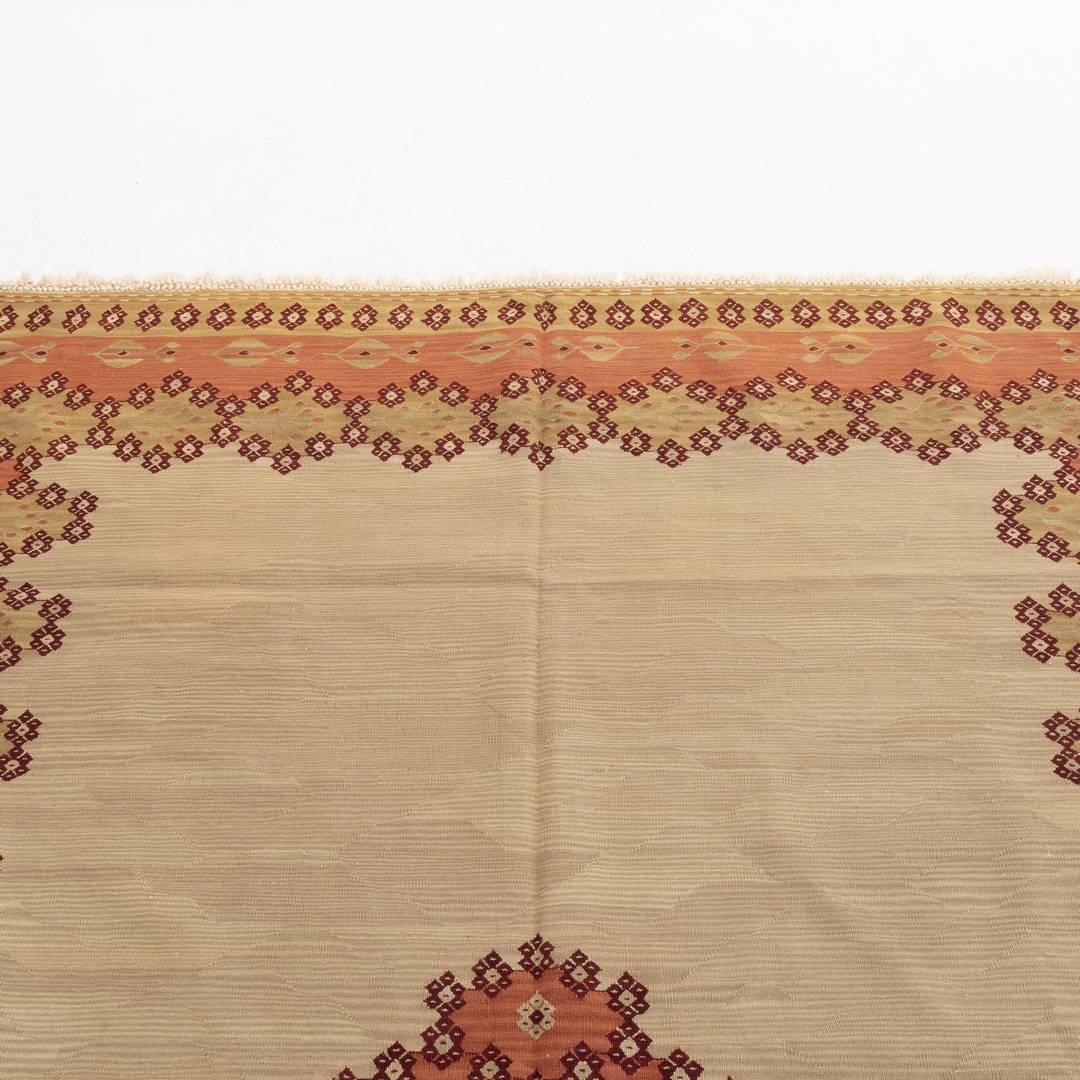 Konya Kilim Tejido a mano Lana sobre lana Único Tradicional 174 X 236 Cm - 5' 9'' X 7' 9'' m2: 4,1064
