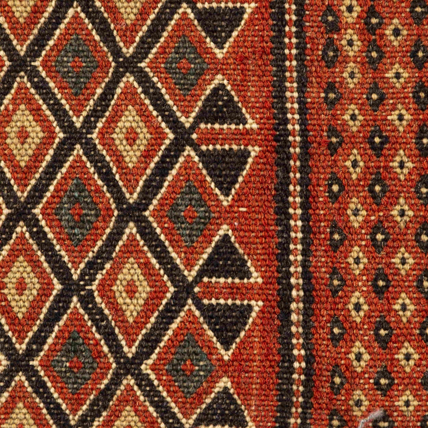 Handmade Rahrah Kilim Wool On Wool Oriental Unique 200 X 303 Cm - 6' 7'' X 10' Orange C011