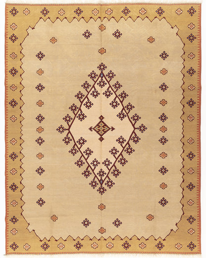 Oriental Kilim Anatolian Handmade Wool On Wool 253 X 333 Cm - 8' 4'' X 11' Stone C009 ER23