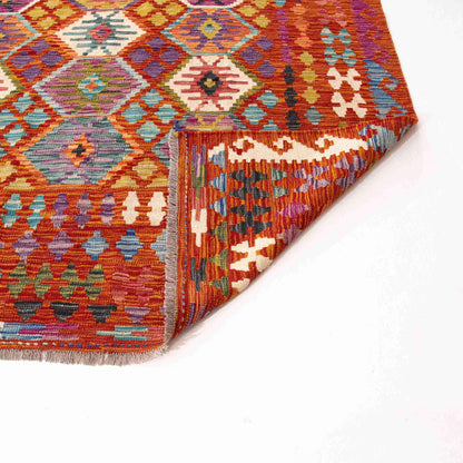 Oriental Kilim Anatolian Handmade Wool On Wool 309 X 392 Cm - 10' 2'' X 12' 10'' Orange C011