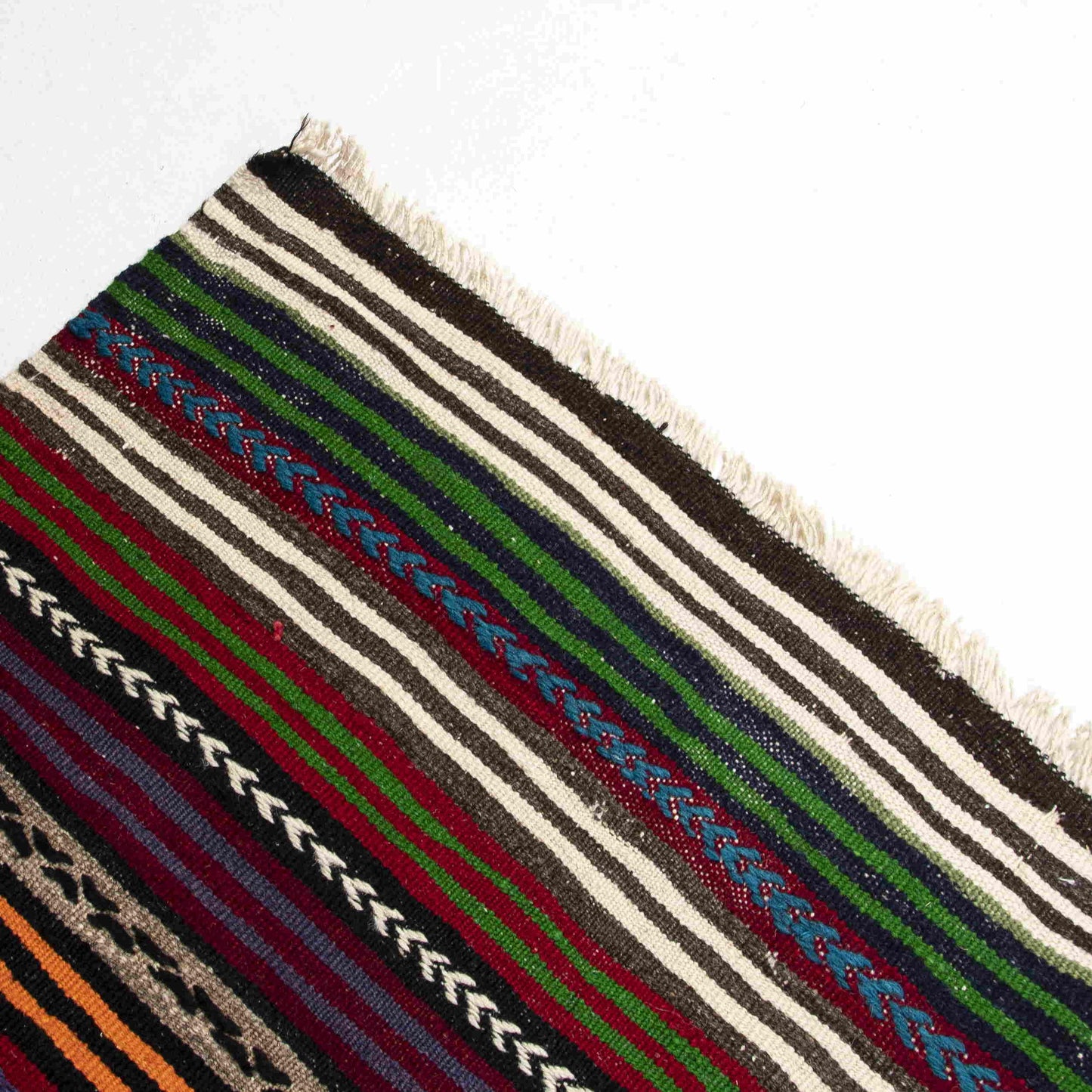 Oriental Kilim Anatolian Handmade Wool On Wool 77 X 139 Cm - 2' 7'' X 4' 7'' Multicolor C016 ER01