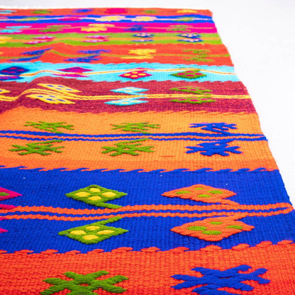 Oriental Kilim Anatolian Handmade Wool On Wool 80 X 140 Cm - 2' 8'' X 4' 8'' Multicolor C016 ER01