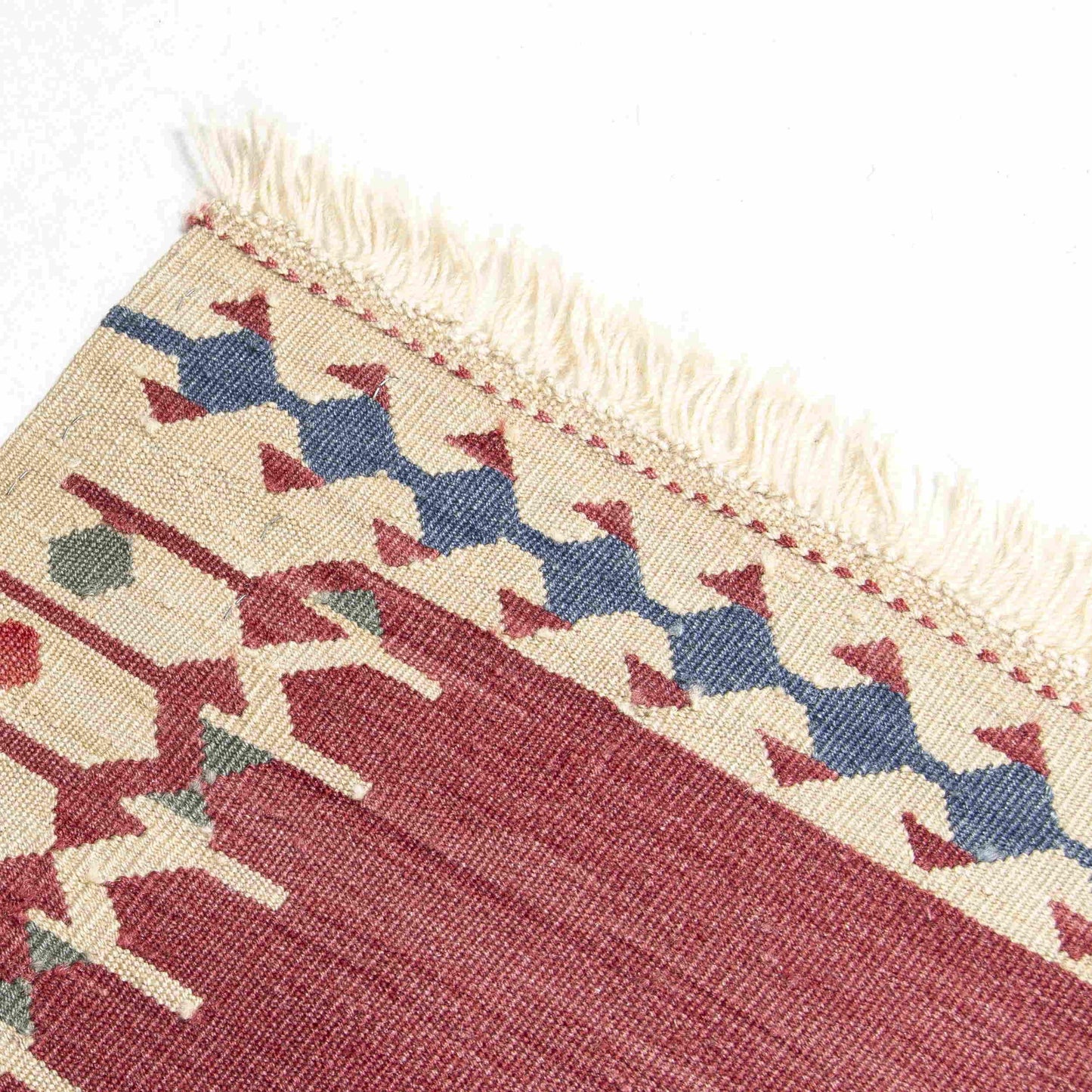 Oriental Kilim Anatolian Handmade Wool On Wool 81 X 126 Cm - 2' 8'' X 4' 2'' Fuchsia C020 ER01