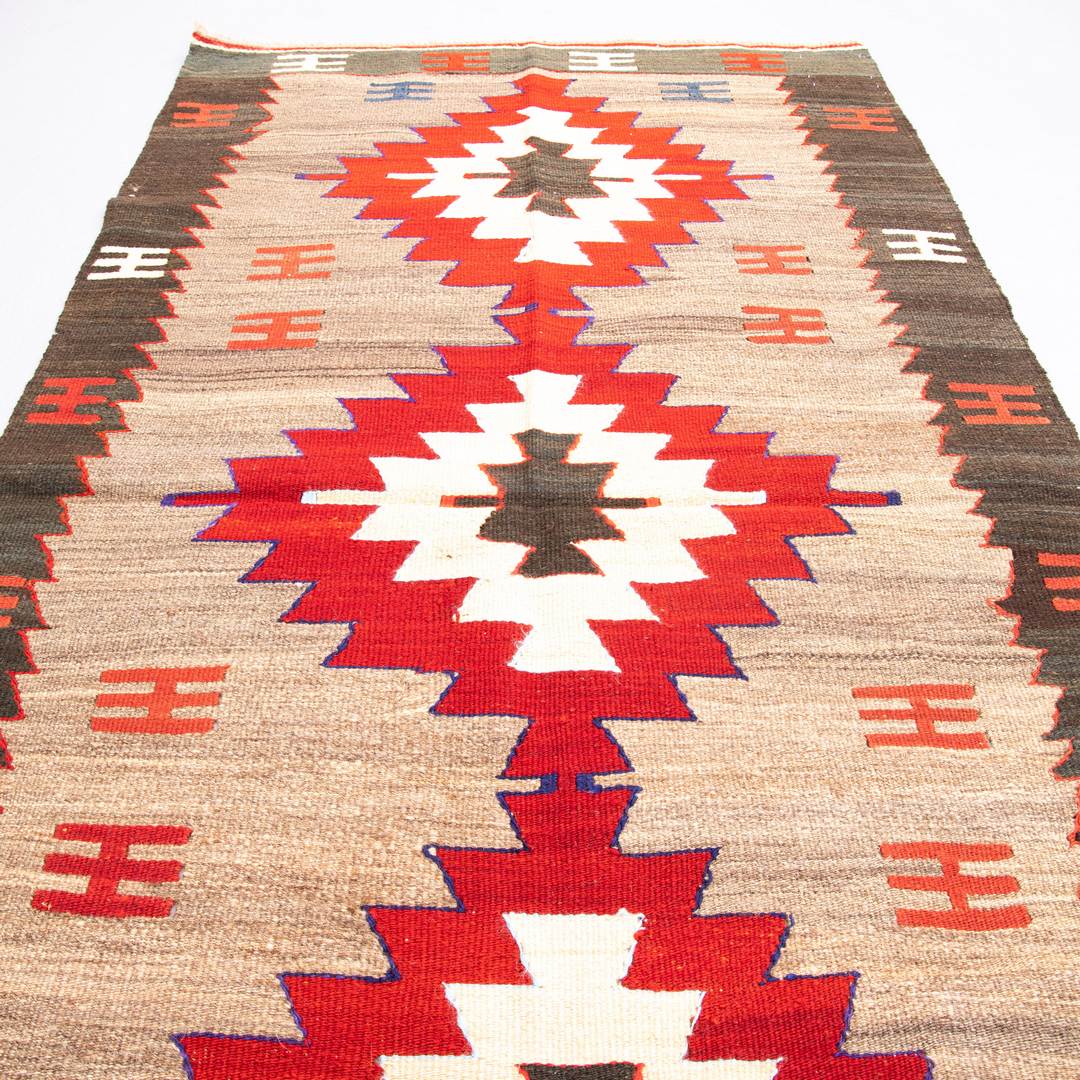 Oriental Kilim Anatolian Handmade Wool On Wool 88 X 171 Cm - 2' 11'' X 5' 8'' Stone C009 ER01