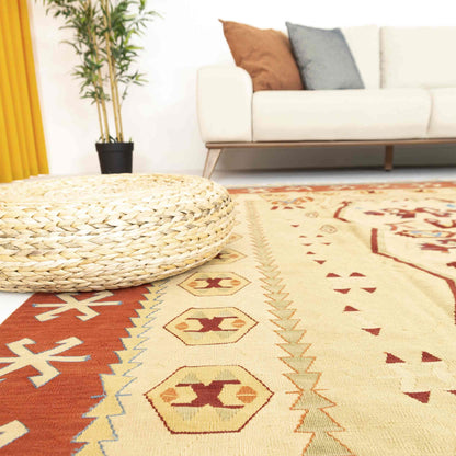 Oriental Kilim Anatolian Handmade Wool On Wool 93 x 180 Cm - 3' 1'' x 5' 11'' ER01