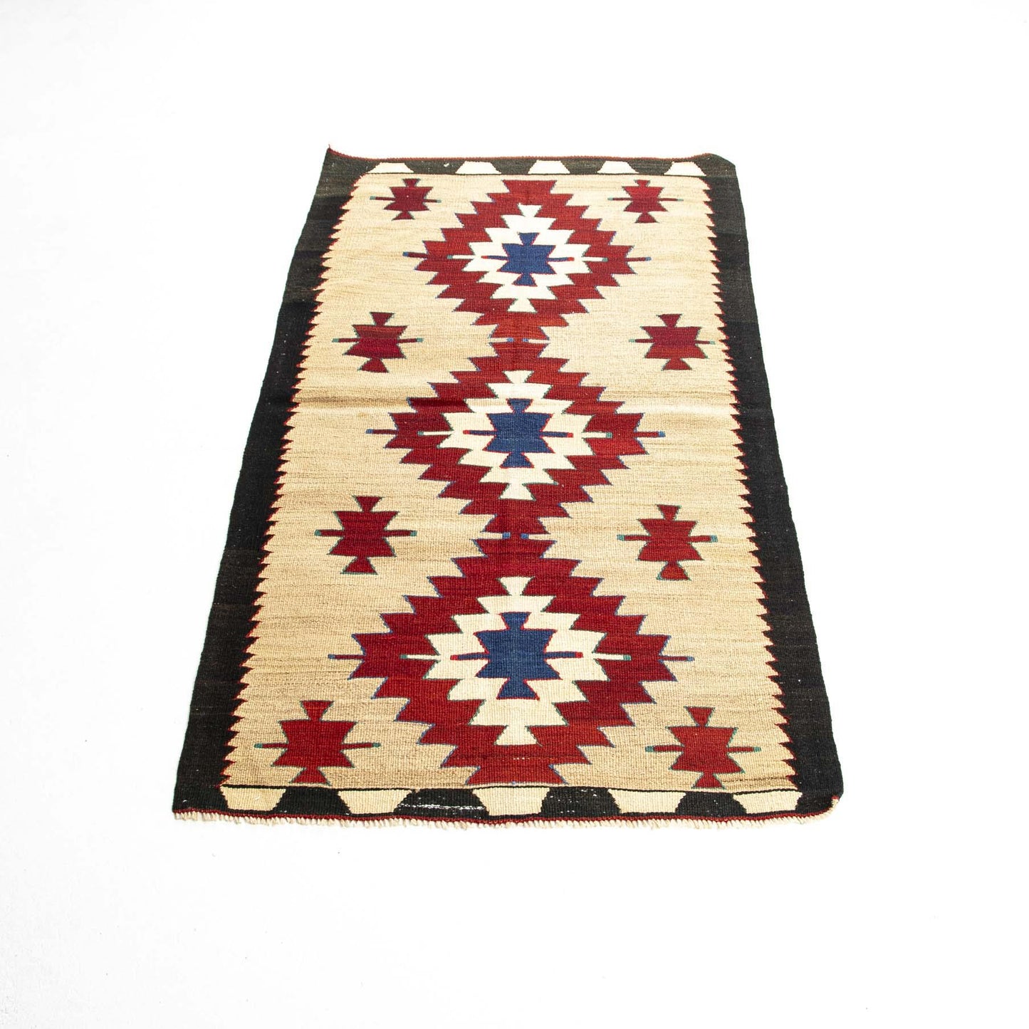 Oriental Kilim Anatolian Handmade Wool On Wool 95 X 170 Cm - 3' 2'' X 5' 7'' Stone C009 ER01