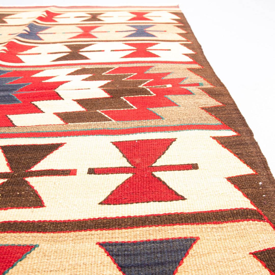 Oriental Kilim Anatolian Handmade Wool On Wool 99 X 147 Cm - 3' 3'' X 4' 10'' Stone C009 ER01