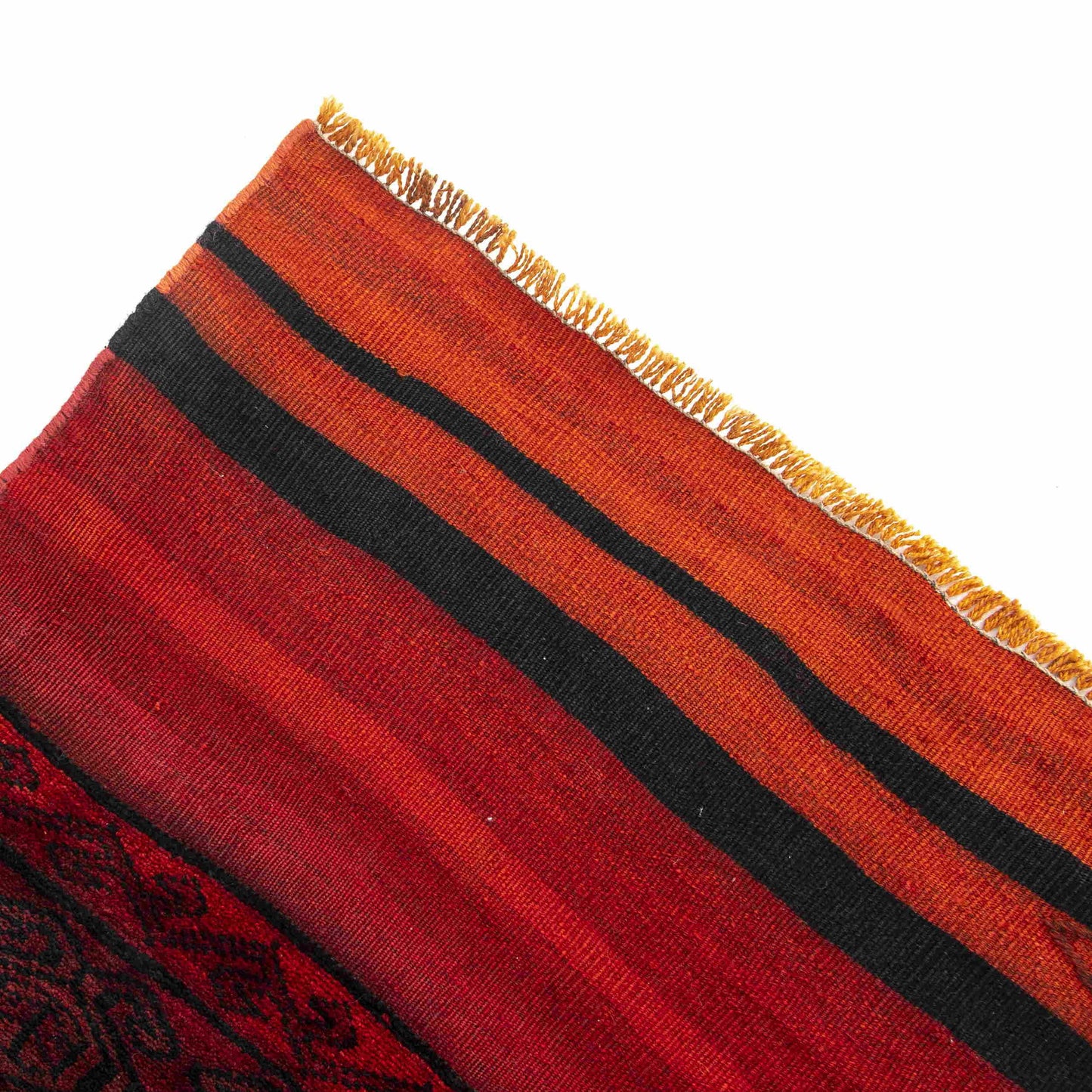 Oriental Kilim Bahtiyari Handmade Wool On Cotton 105 X 218 Cm - 3' 6'' X 7' 2'' Red C014 ER01