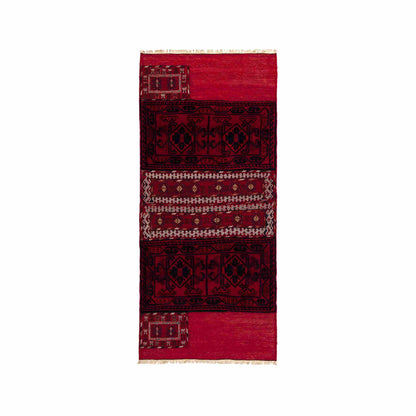 Lana Bahtiyari Kilim tejida a mano sobre algodón Auténtico Único 113 X 258 Cm - 3' 9'' X 8' 6'' m2: 2,9154