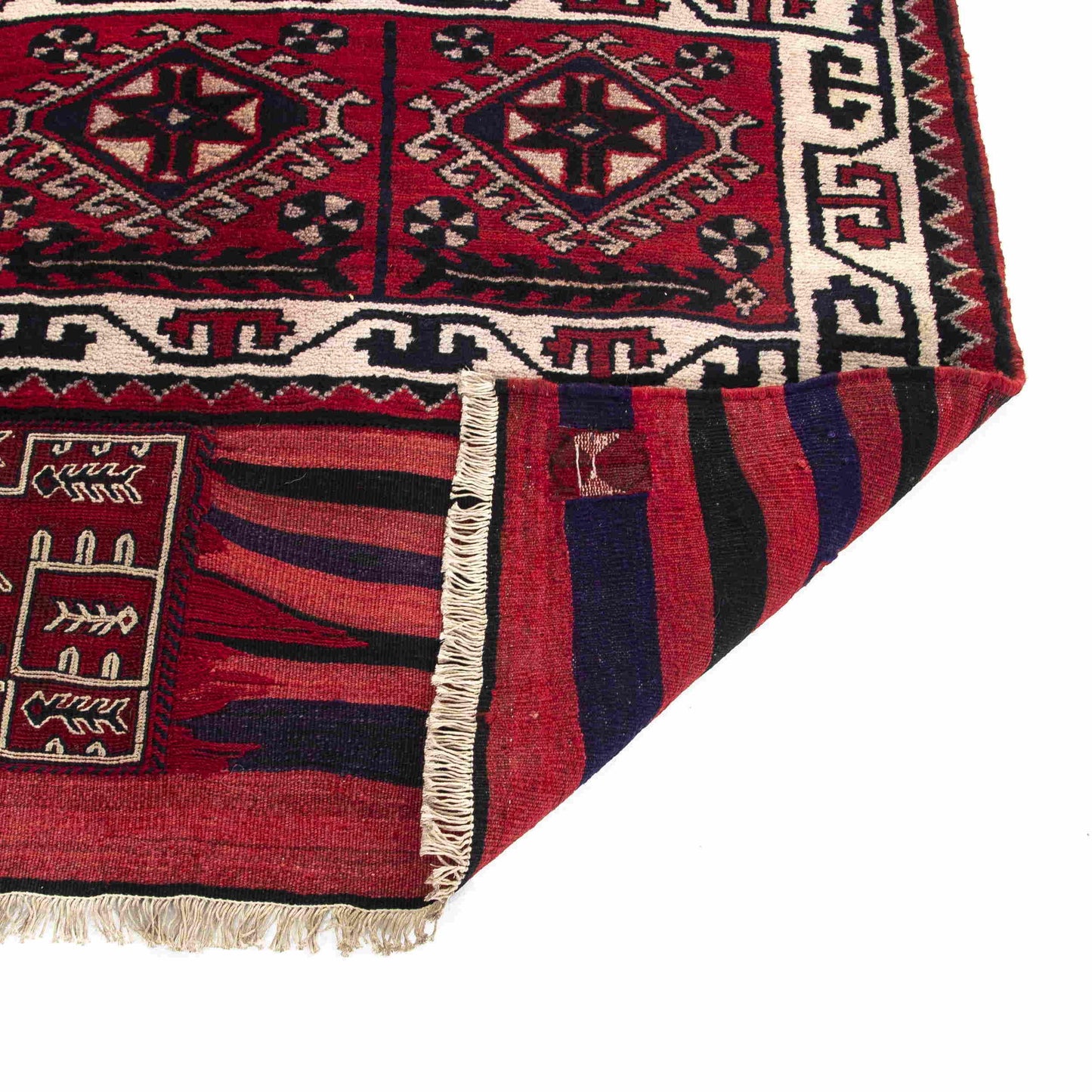 Lana Bahtiyari Kilim tejida a mano sobre algodón Auténtico Único 98 X 226 Cm - 3' 3'' X 7' 5'' m2: 2,2148