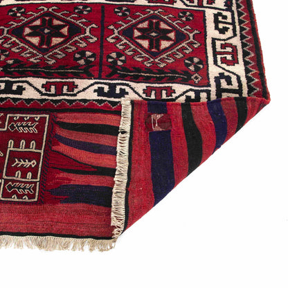 Oriental Kilim Bahtiyari Handmade Wool On Cotton 98 X 226 Cm - 3' 3'' X 7' 5'' Orange C014 ER01