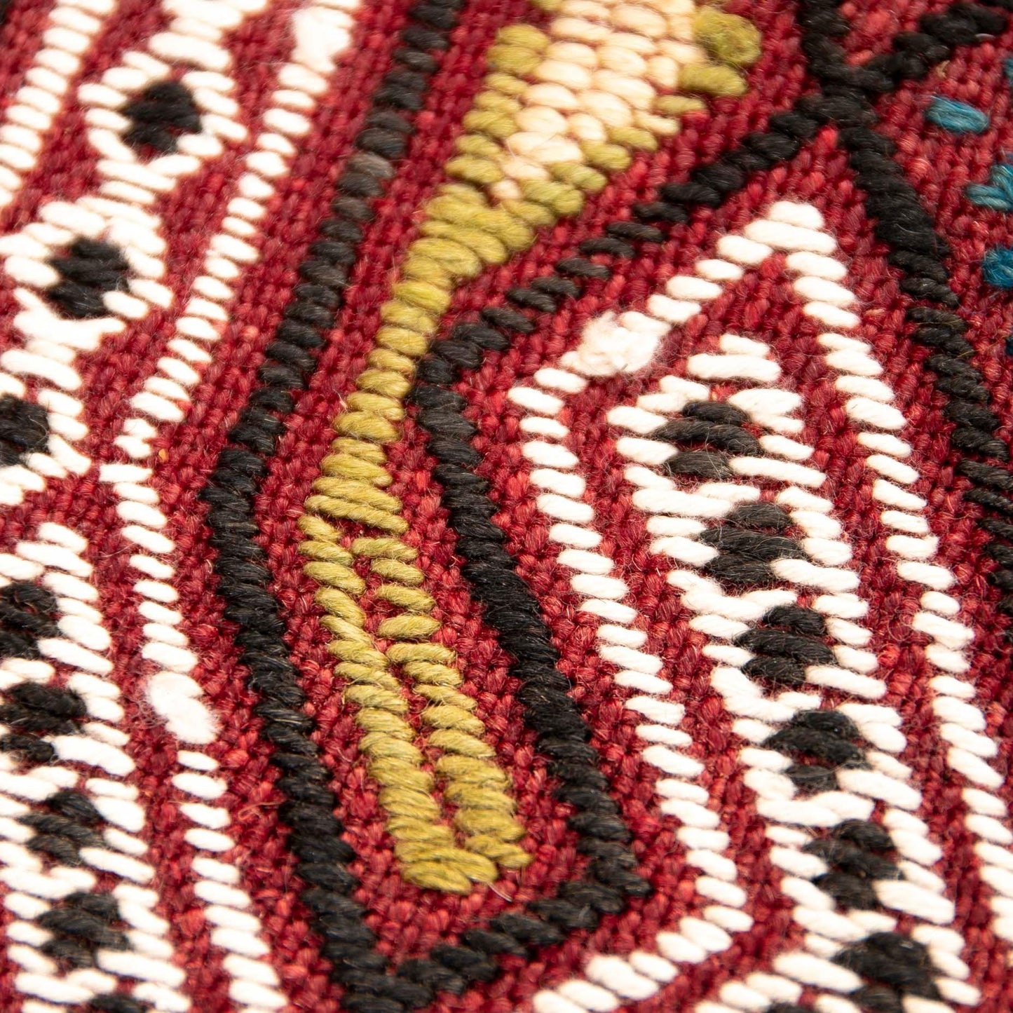 Oriental Kilim Cicim Handmade Wool On Wool 152 X 255 Cm - 5' X 8' 5'' Red C014 ER12