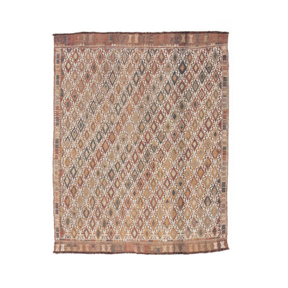 Lana Cicim Kilim Tejida A Mano Sobre Lana Oriental Única 173 X 212 Cm - 5' 9'' X 7' m2: 3,6676