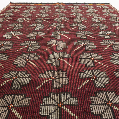 Kilim Tejido A Mano Cicim Lana Sobre Lana Auténtico Único Tradicional 182 X 286 Cm - 6' X 9' 5'' m2: 5,2052