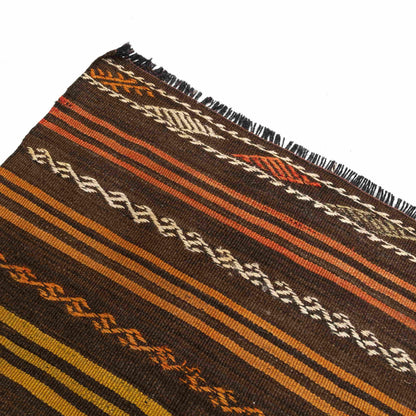 Oriental Kilim Cicim Handmade Wool On Wool 73 X 110 Cm - 2' 5'' X 3' 8'' Brown C005 ER01