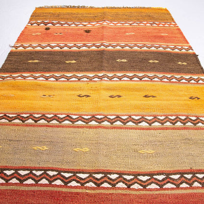 Oriental Kilim Cicim Handmade Wool On Wool 80 X 140 Cm - 2' 8'' X 4' 8'' Multicolor C016 ER01