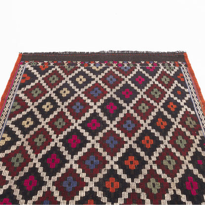 Oriental Kilim Cicim Handmade Wool On Wool 160 X 240 Cm - 5' 3'' X 7' 11'' Multicolor C016 ER12