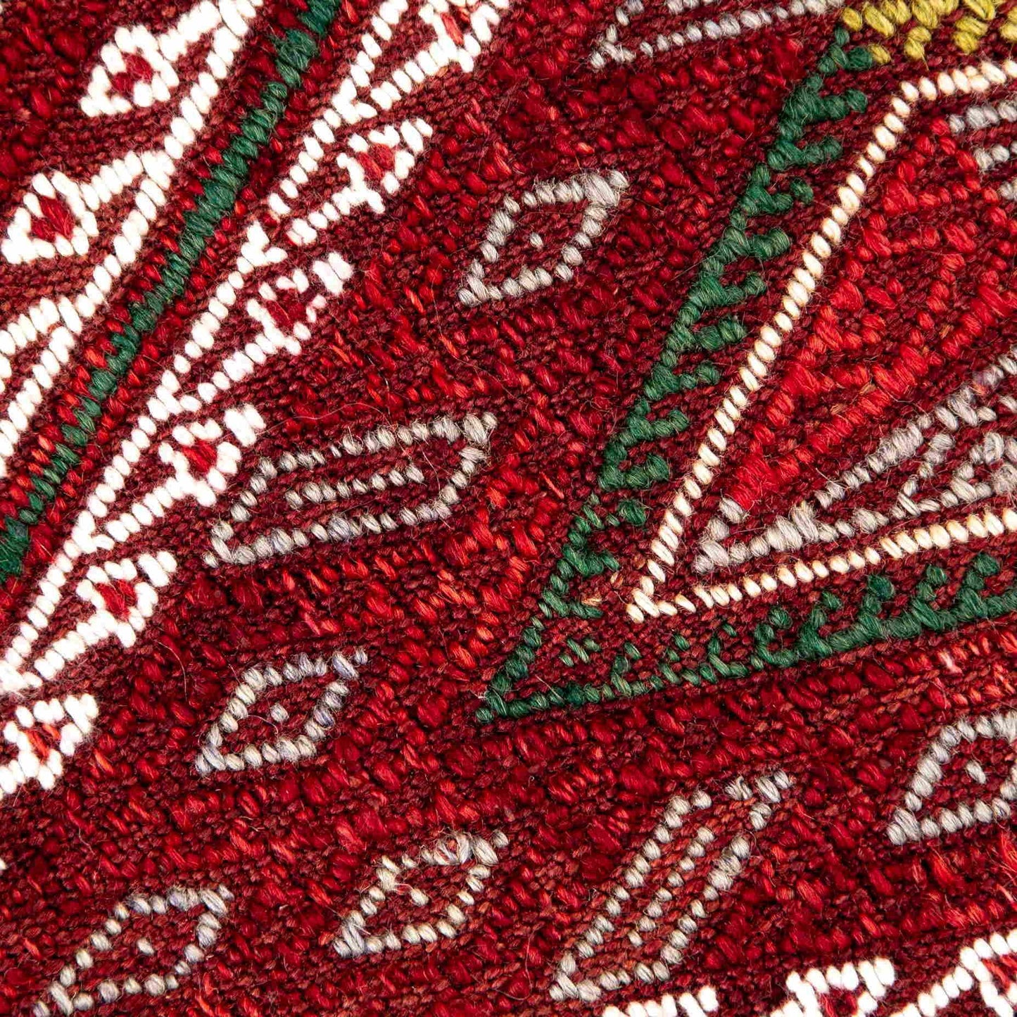 Oriental Kilim Cicim Handmade Wool On Wool 170 X 210 Cm - 5' 7'' X 6' 11'' Red  C014 ER12