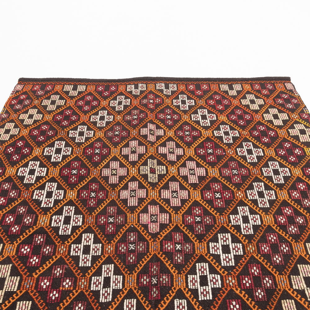 Kilim Tejido A Mano Cicim Lana Sobre Lana Oriental Auténtico Único 175 X 320 Cm - 5' 9'' X 10' 6'' m2: 5,6