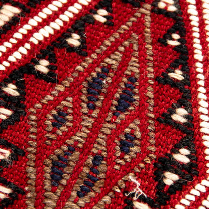 Oriental Kilim Cicim Handmade Wool On Wool 180 X 240 Cm - 5' 11'' X 7' 11'' Red C014 ER12