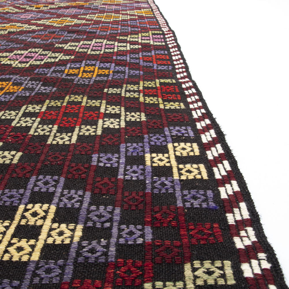 Kilim Tejido A Mano Cicim Lana Sobre Lana Auténtico Único Tradicional 180 X 328 Cm - 5' 11'' X 10' 10'' m2: 5,904