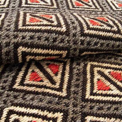 Oriental Kilim Cicim Handmade Wool On Wool 70 x 200 Cm - 2' 4'' x 6' 7'' Brown C005 ER01