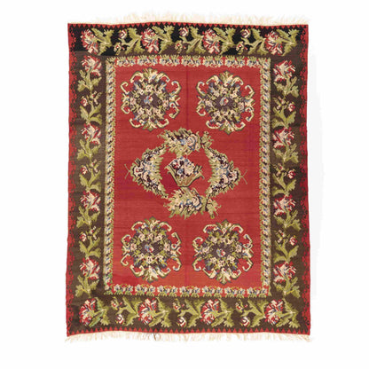 Kilim Gocmen Handmade Wool On Wool 255 X 330 Cm - 8' 5'' X 10' 10'' Red C014 ER23