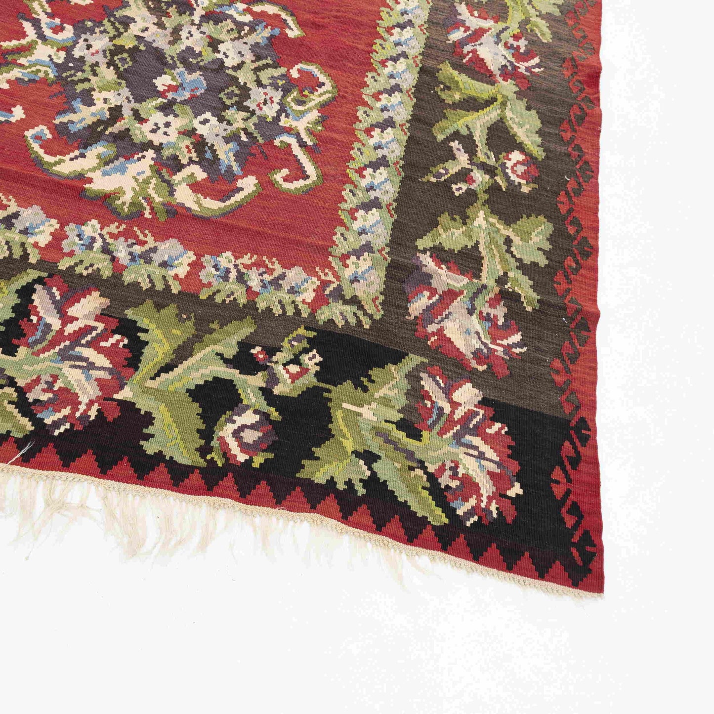 Kilim Gocmen Handmade Wool On Wool 255 X 330 Cm - 8' 5'' X 10' 10'' Red C014 ER23