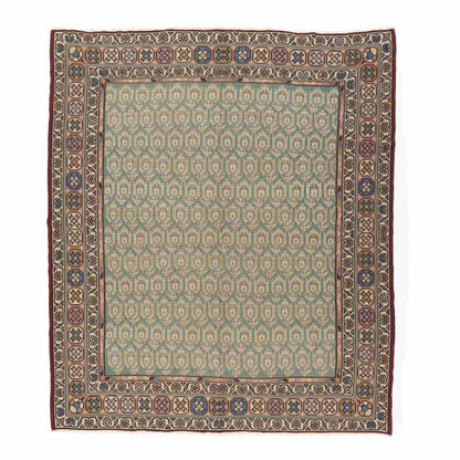 Kilim Gocmen Handmade Wool On Wool 256 X 277 Cm - 8' 5'' X 9' 2'' Green C015 ER23