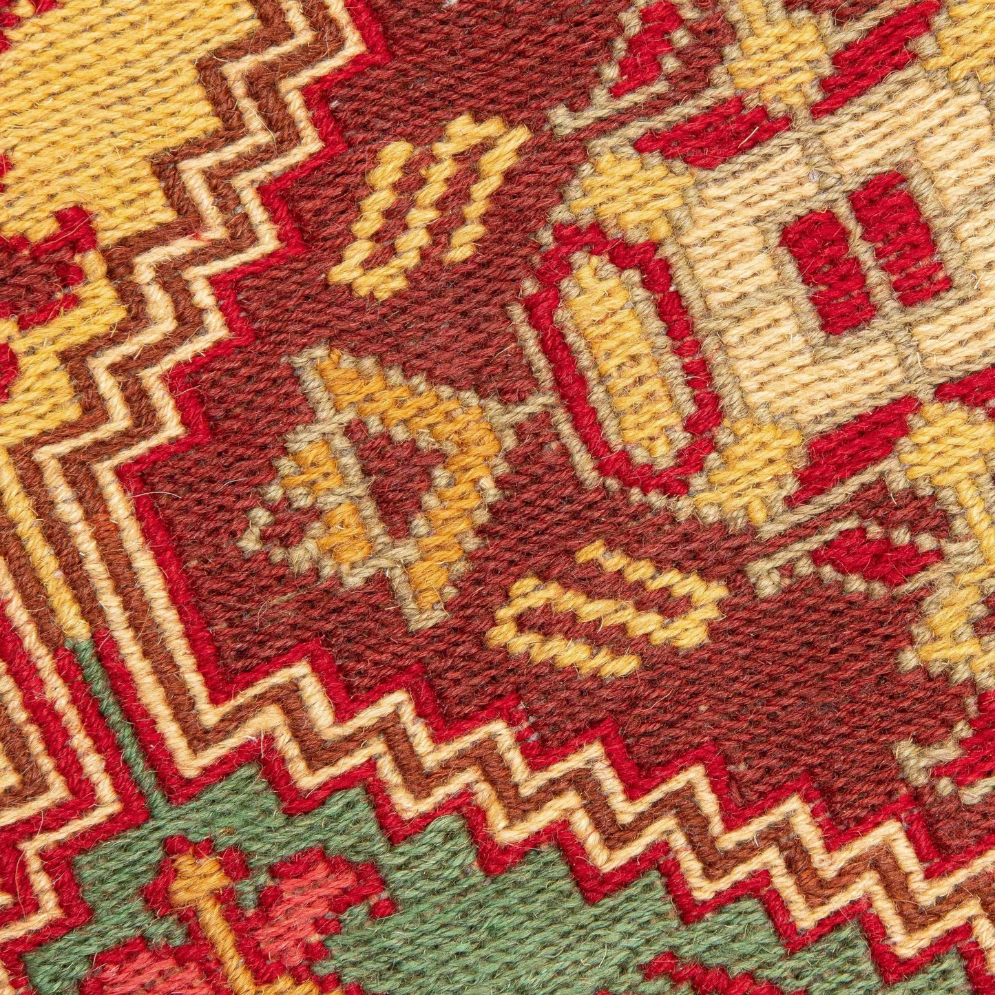 Oriental Kilim Rahrah Handmade Wool On Wool 79 X 194 Cm - 2' 7'' X 6' 4'' Red C014