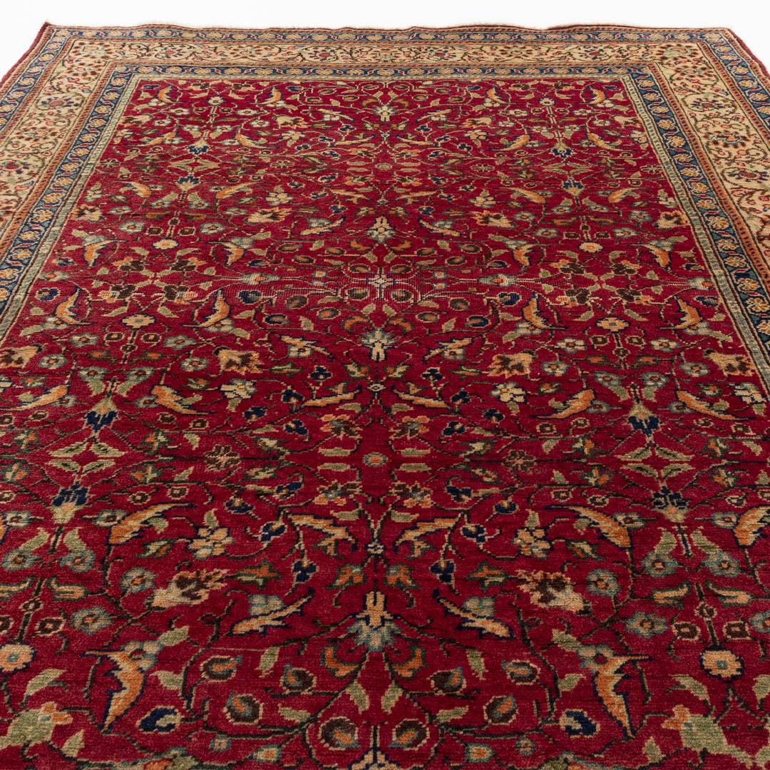 Oriental Rug Anatolian Hand Knotted Wool On Cotton 121 X 169 Cm - 4' X 5' 7'' Red C014 ER01