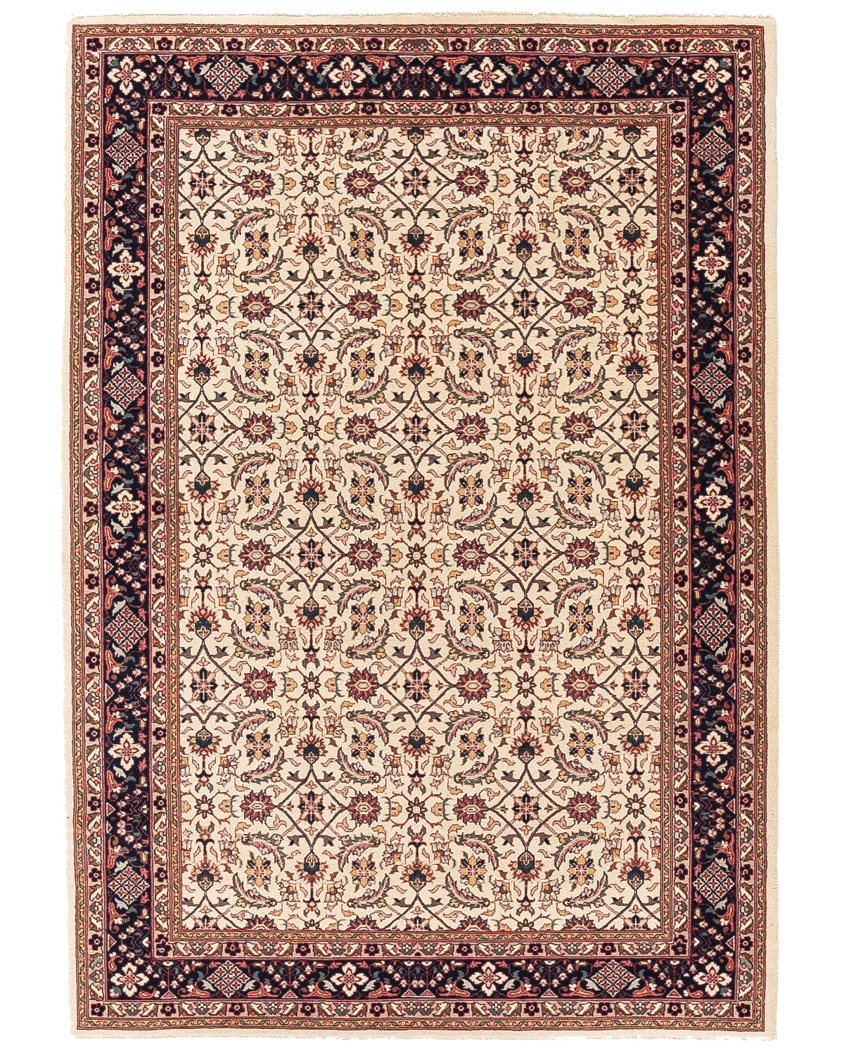Oriental Rug Anatolian Hand Knotted Wool On Cotton 127 X 180 Cm - 4' 2'' X 5' 11'' Sand C007 ER01