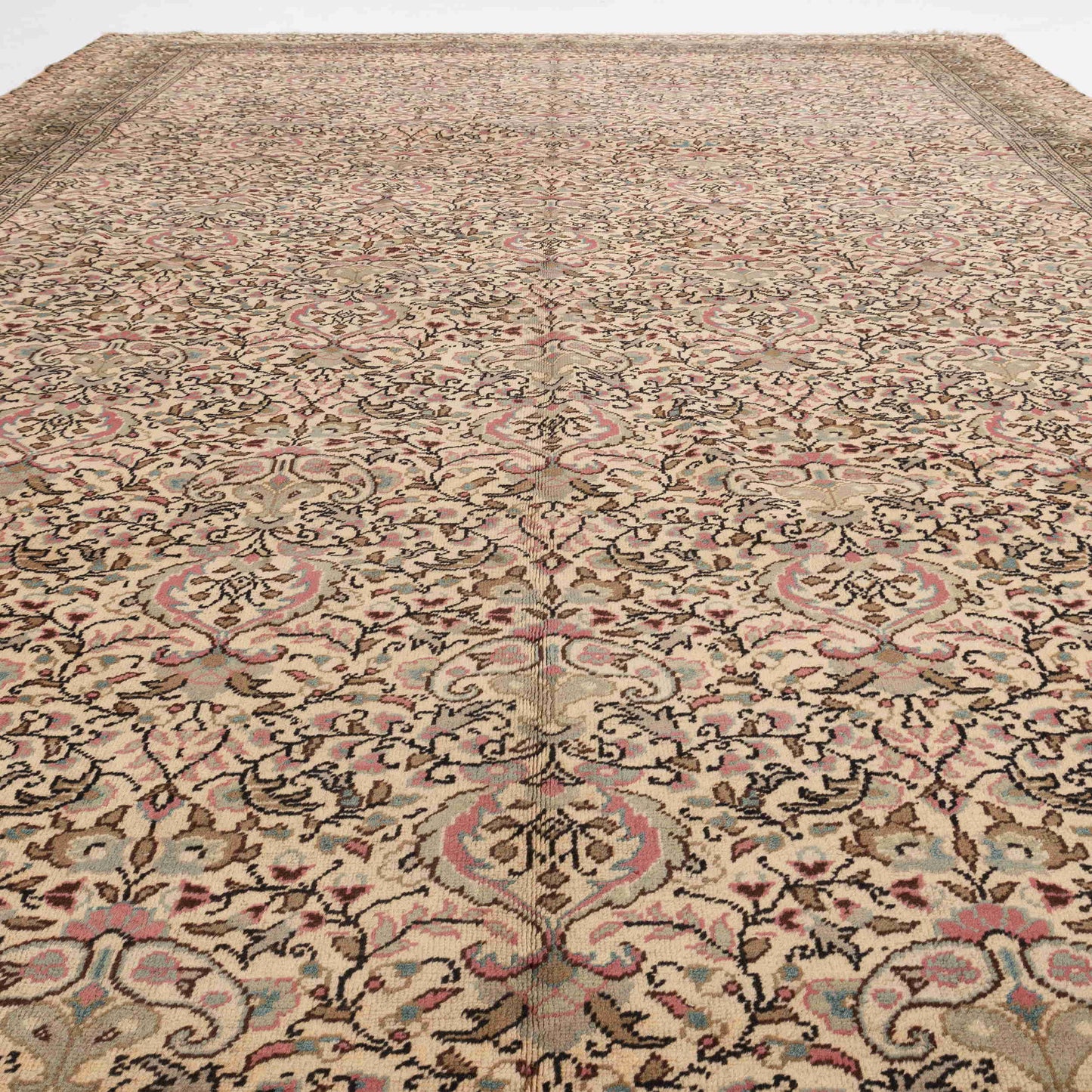 Oriental Rug Anatolian Hand Knotted Wool On Cotton 243 X 377 Cm - 8' X 12' 5'' ER34