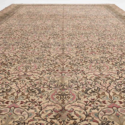 Oriental Rug Anatolian Hand Knotted Wool On Cotton 243 X 377 Cm - 8' X 12' 5'' ER34