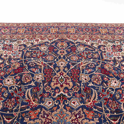 Oriental Rug Anatolian Hand Knotted Wool On Cotton 255 X 370 Cm - 8' 5'' X 12' 2'' Navy Blue C012 ER34