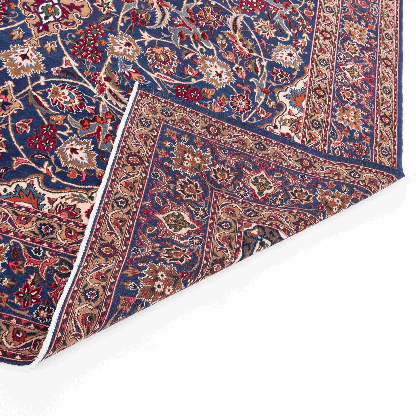 Oriental Rug Anatolian Hand Knotted Wool On Cotton 255 X 370 Cm - 8' 5'' X 12' 2'' Navy Blue C012 ER34