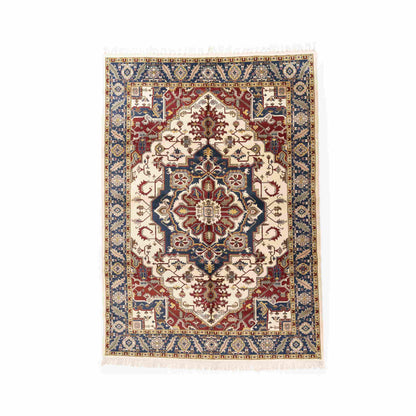 Oriental Rug Anatolian Hand Knotted Wool On Cotton 256 X 362 Cm - 8' 5'' X 11' 11'' Navy Blue C012 ER34