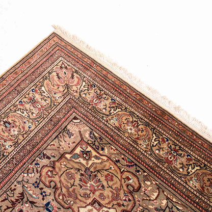 Oriental Rug Anatolian Hand Knotted Wool On Cotton 269 X 394 Cm - 8' 10'' X 13' Sand C007 ER34