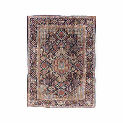 Oriental Rug Anatolian Hand Knotted Wool On Cotton 294 X 400 Cm - 9' 8'' X 13' 2'' Navy Blue C012 ER34