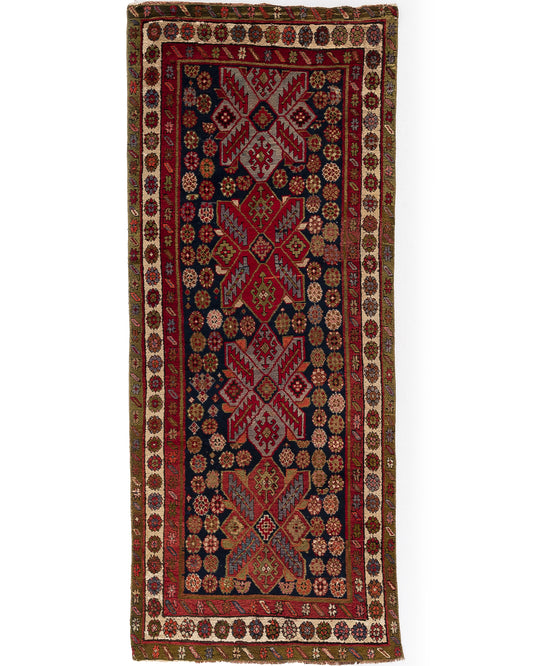 Oriental Rug Anatolian Hand Knotted Wool On Wool 104 X 250 Cm - 3' 5'' X 8' 3'' Red C014 ER01